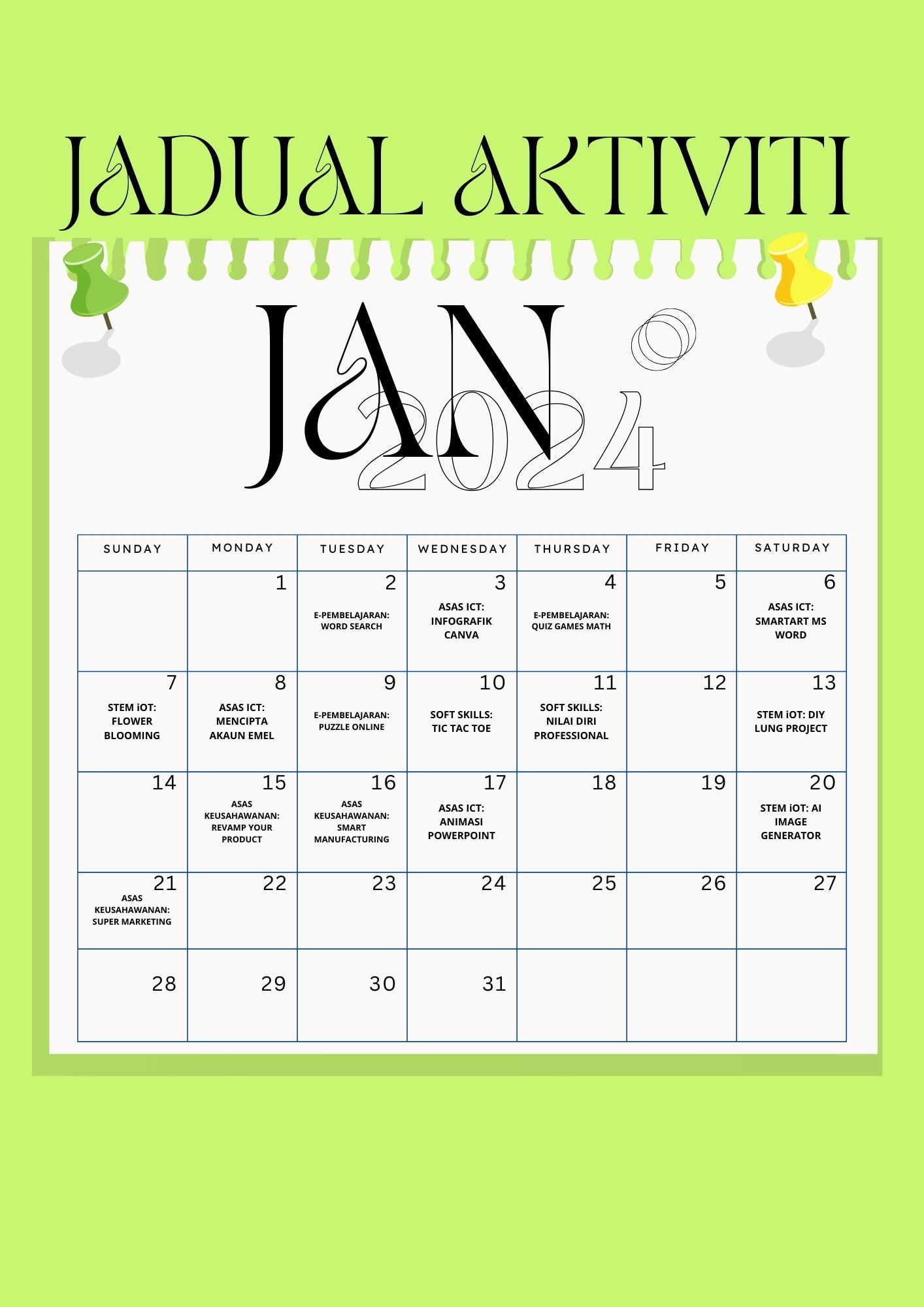 JADUAL JAN 2024